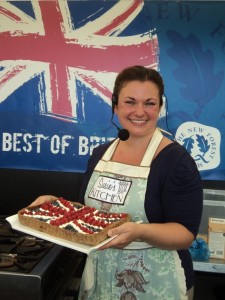 Susie with 'Best of British' tart