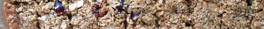 Cherry and almond flapjack