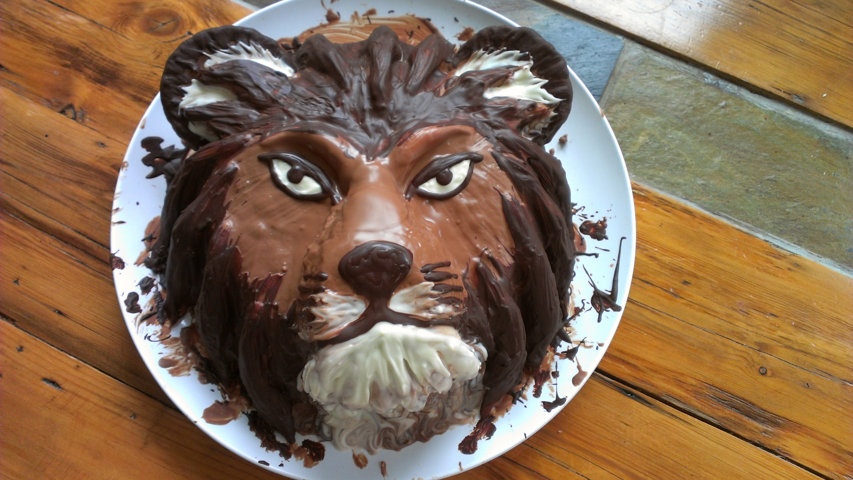 A Lion head cake for Lion